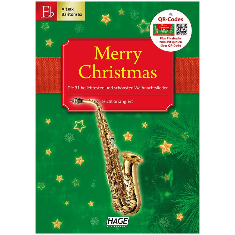 Hage Merry Christmas für Eb-Instrumente Notenbuch von Hage