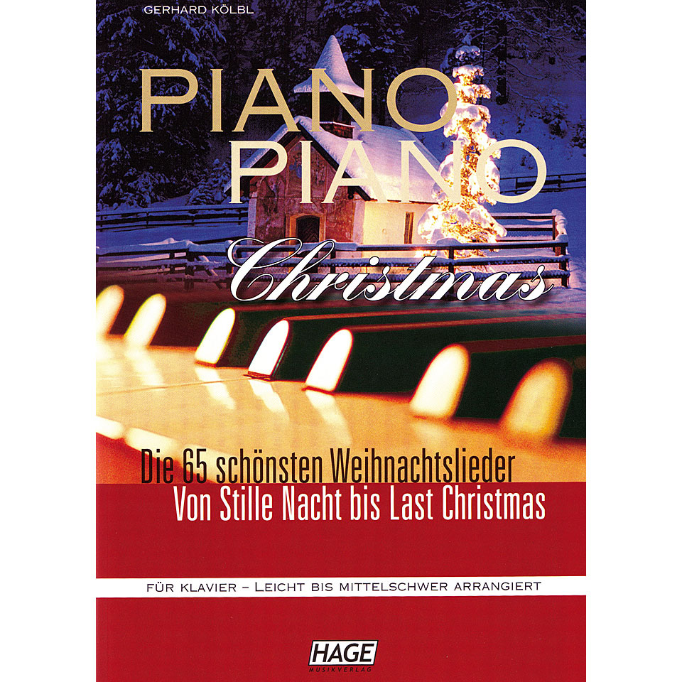 Hage Piano Piano Christmas Notenbuch Hage Piano Piano Christmas Notenbuch von Hage