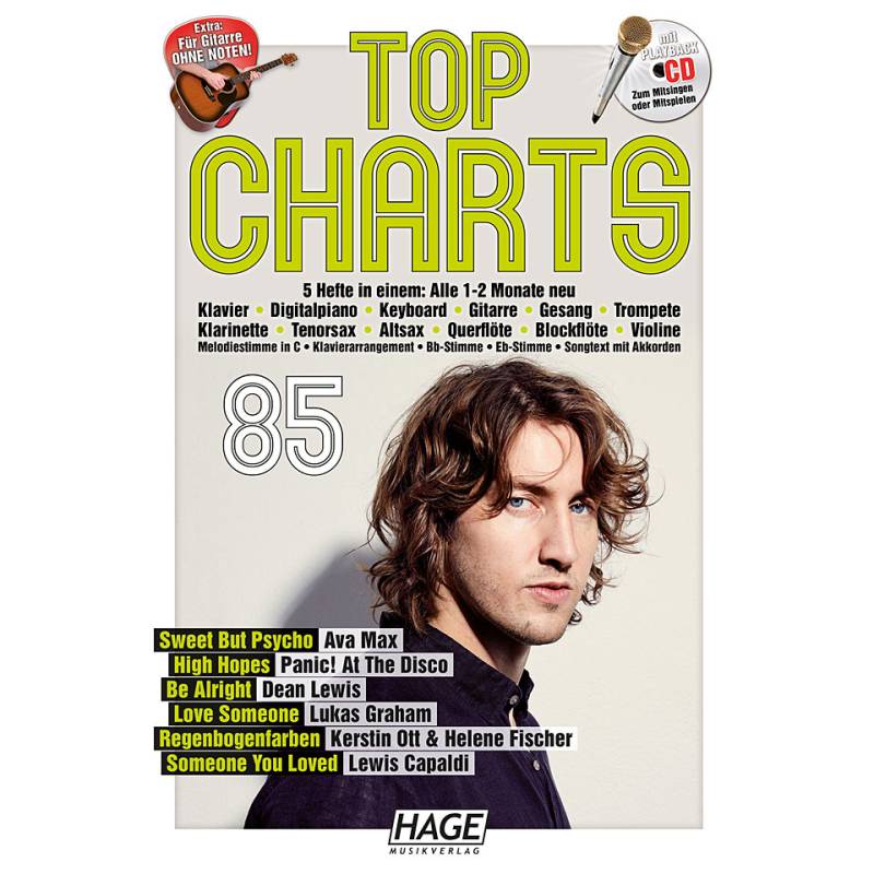 Hage Top Charts Bd.85 Songbook von Hage