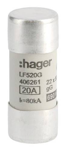 Hager LF520G LF520G Feinsicherung (Ø x L) 22mm x 58mm Inhalt 10St. von Hager