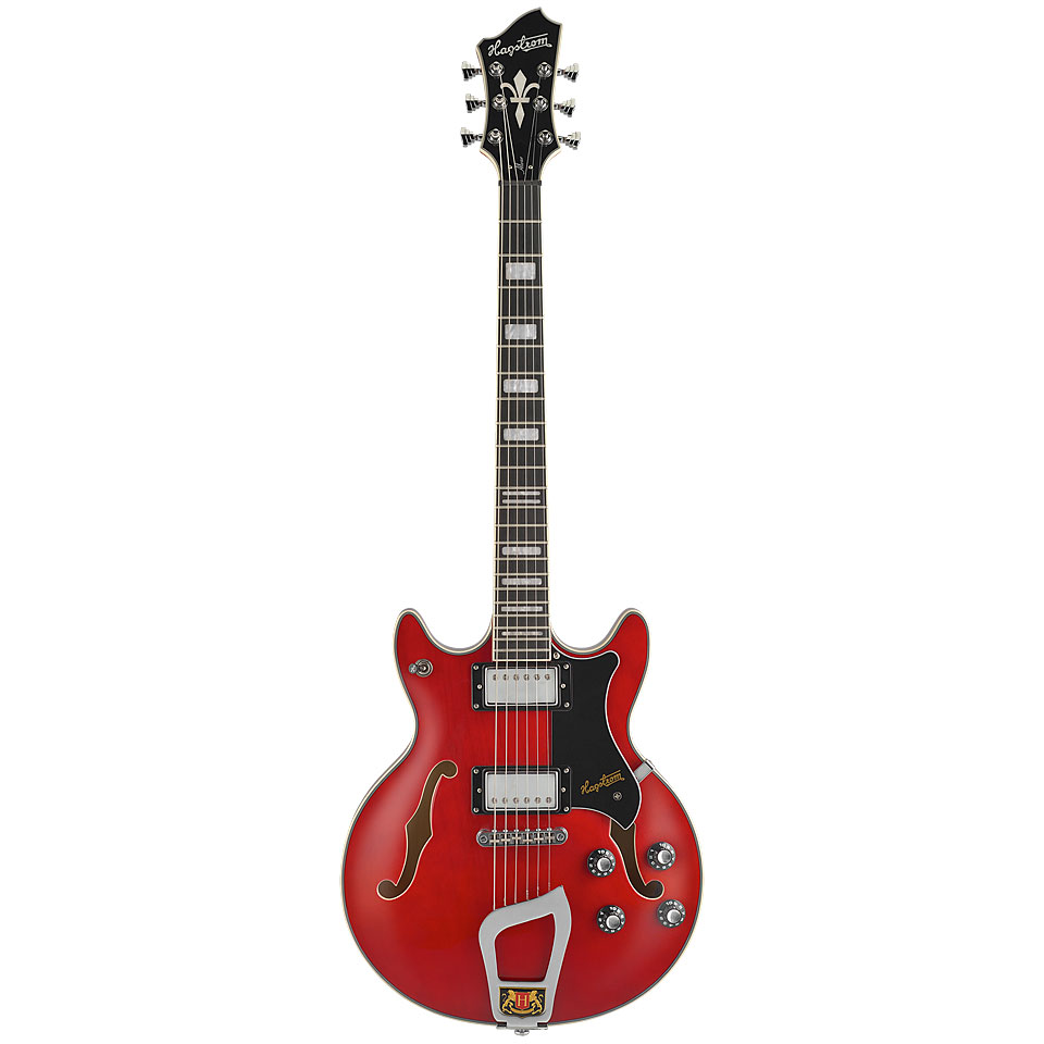 Hagstrom Alvar Wild Cherry Transparent E-Gitarre Hagstrom Alvar Wild Cherry Transparent E-Gitarre von Hagstrom