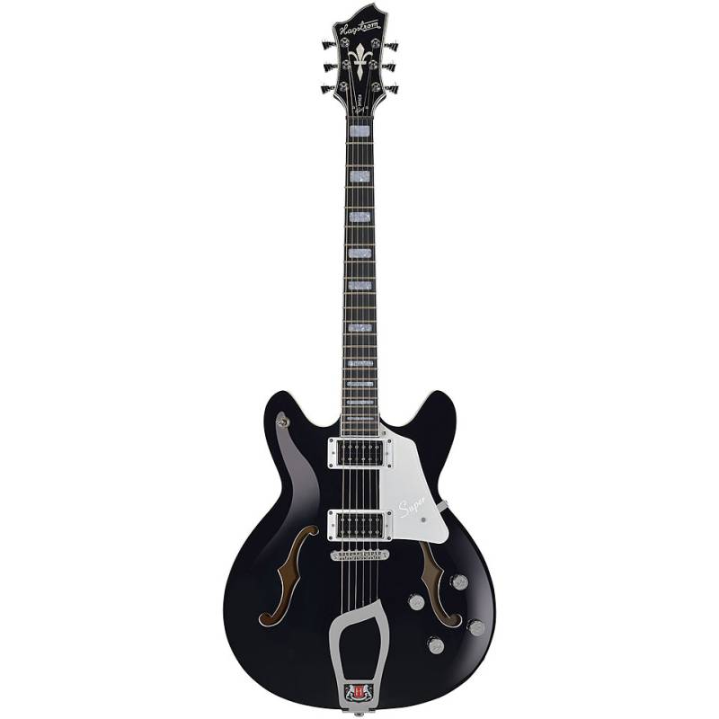 Hagstrom Super Viking Black Gloss E-Gitarre von Hagstrom