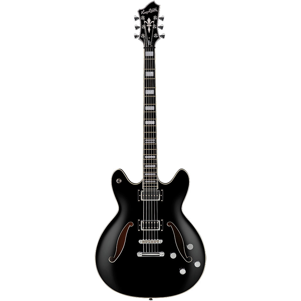 Hagstrom Viking Deluxe Baritone Black Gloss E-Gitarre von Hagstrom