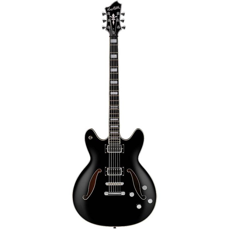 Hagstrom Viking Deluxe Baritone Black Gloss E-Gitarre von Hagstrom