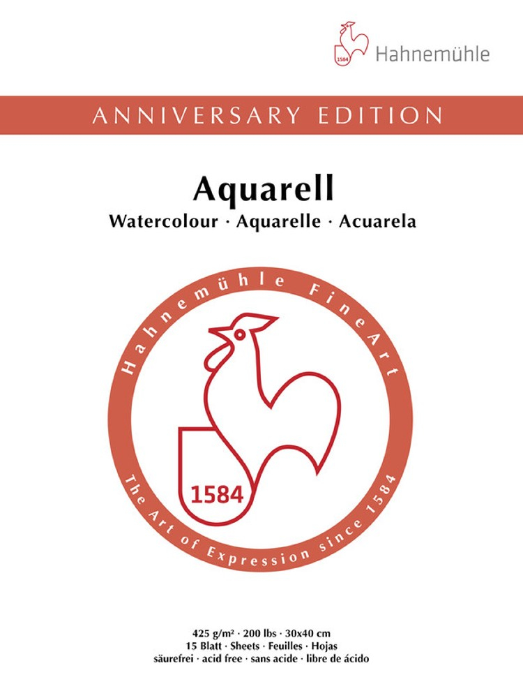 Hahnemühle Aquarellblock Anniversary Edition 30 x 40 cm von Hahnemühle