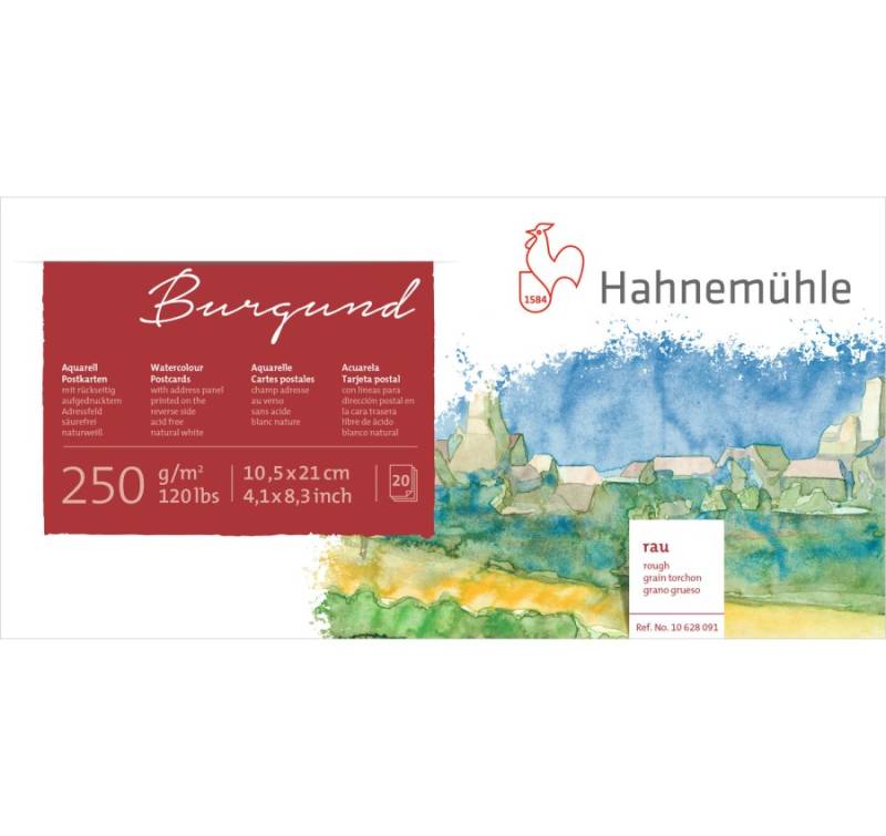 Hahnemühle Aquarellblock Burgund 36 x 48 cm rau von Hahnemühle