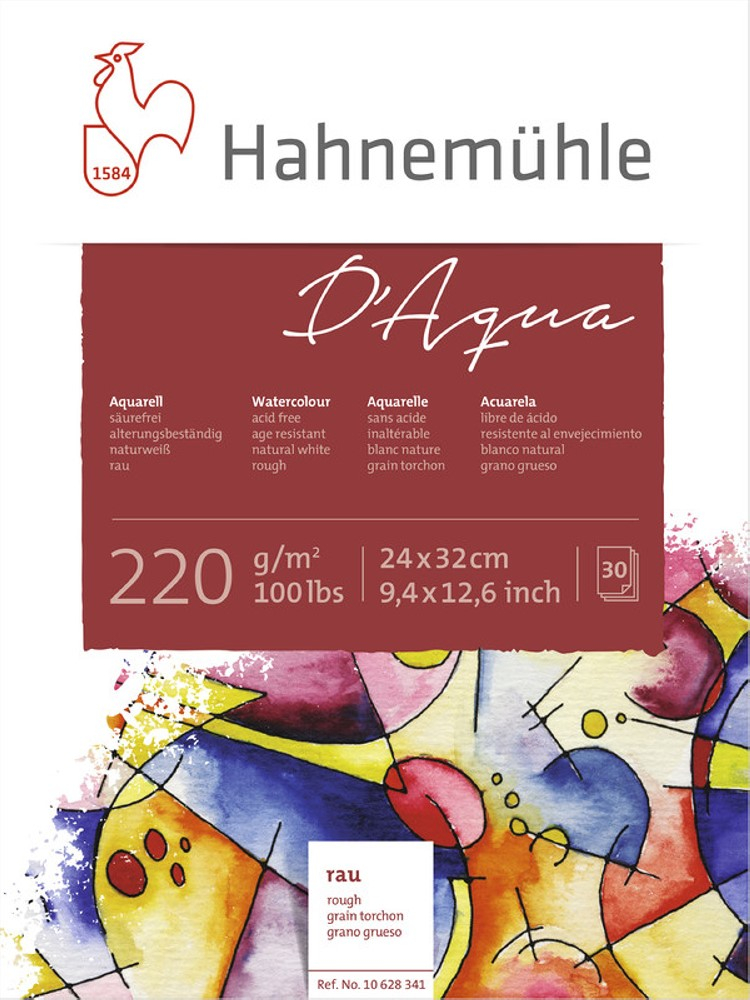 Hahnemühle Aquarellblock D'Aqua 24 x 32 cm Hahnemühle Aquarellblock D'Aqua 24 x 32 cm von Hahnemühle
