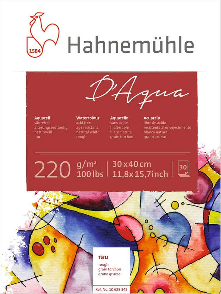 Hahnemühle Aquarellblock D'Aqua 30 x 40 cm Hahnemühle Aquarellblock D'Aqua 30 x 40 cm von Hahnemühle