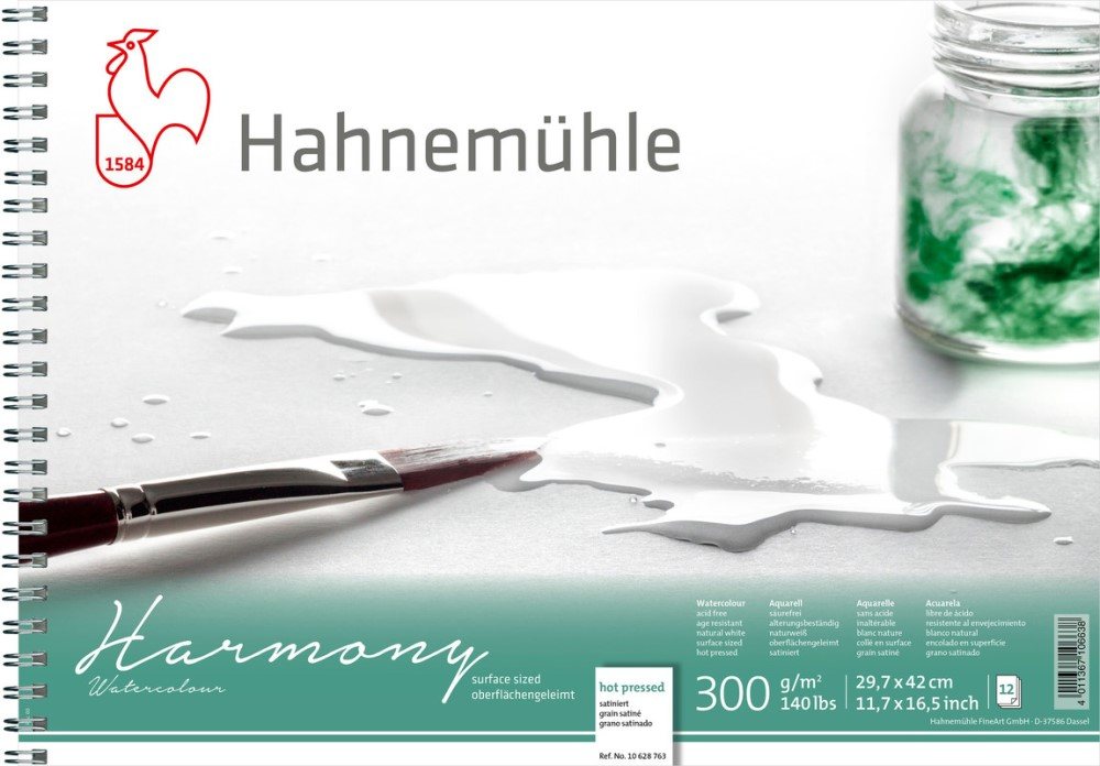 Hahnemühle Aquarellblock Harmony DIN A3 satiniert Hahnemühle Aquarellblock Harmony DIN A3 satiniert von Hahnemühle