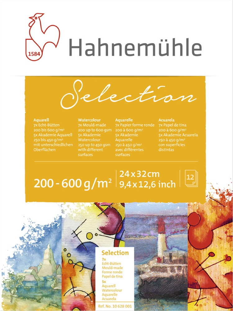 Hahnemühle Aquarellblock Selection 24 x 32 cm Hahnemühle Aquarellblock Selection 24 x 32 cm von Hahnemühle
