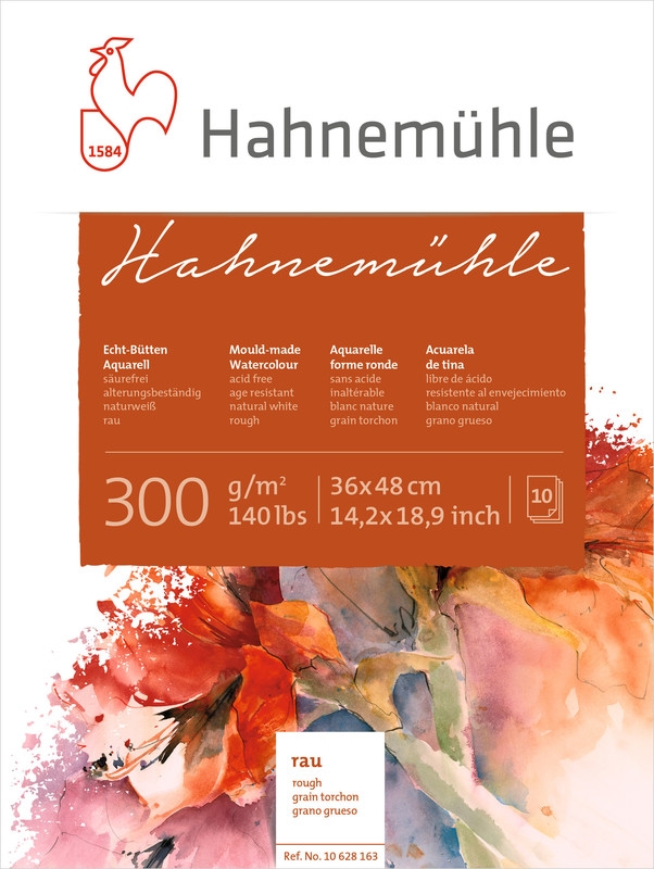 Hahnemühle Echt-Bütten Aquarellblock 36 x 48 cm rau Hahnemühle Echt-Bütten Aquarellblock 36 x 48 cm rau von Hahnemühle