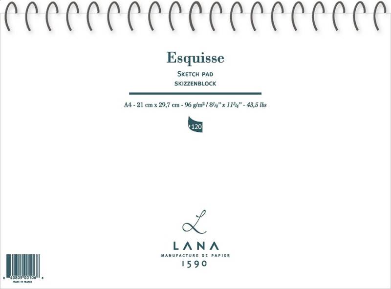Hahnemühle Skizzenblock Lana Esquisse DIN A4 von Hahnemühle