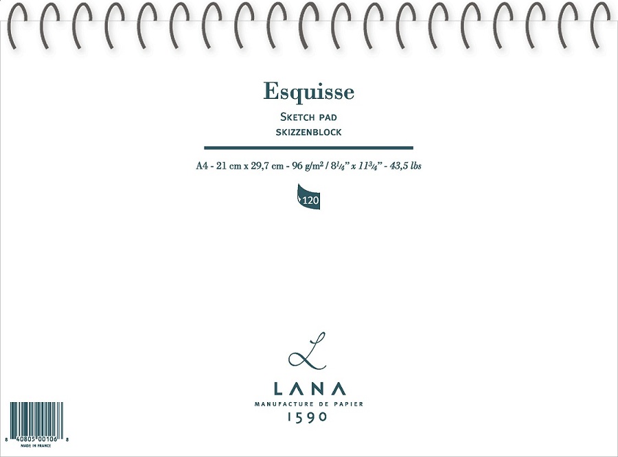 Hahnemühle Skizzenblock Lana Esquisse DIN A4 Hahnemühle Skizzenblock Lana Esquisse DIN A4 von Hahnemühle