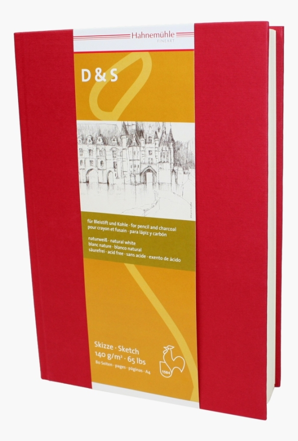 Hahnemühle Skizzenbuch D&S DIN A4 Hochformat rot von Hahnemühle