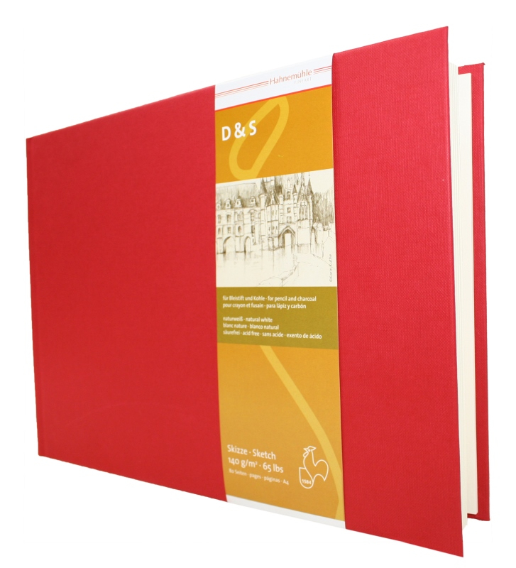 Hahnemühle Skizzenbuch D&S DIN A4 Querformat rot Hahnemühle Skizzenbuch D&S DIN A4 Querformat rot von Hahnemühle