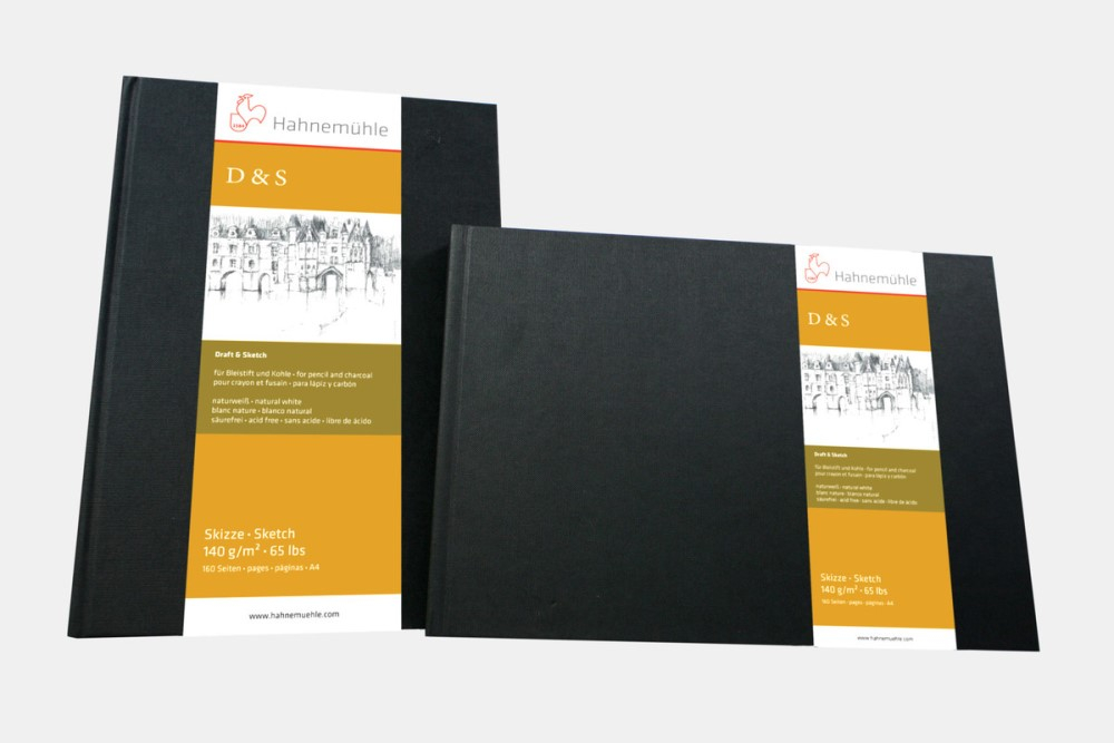 Hahnemühle Skizzenbuch D&S DIN A4 Querformat schwarz Spiral Hahnemühle Skizzenbuch D&S DIN A4 Querformat schwarz Spiral von Hahnemühle