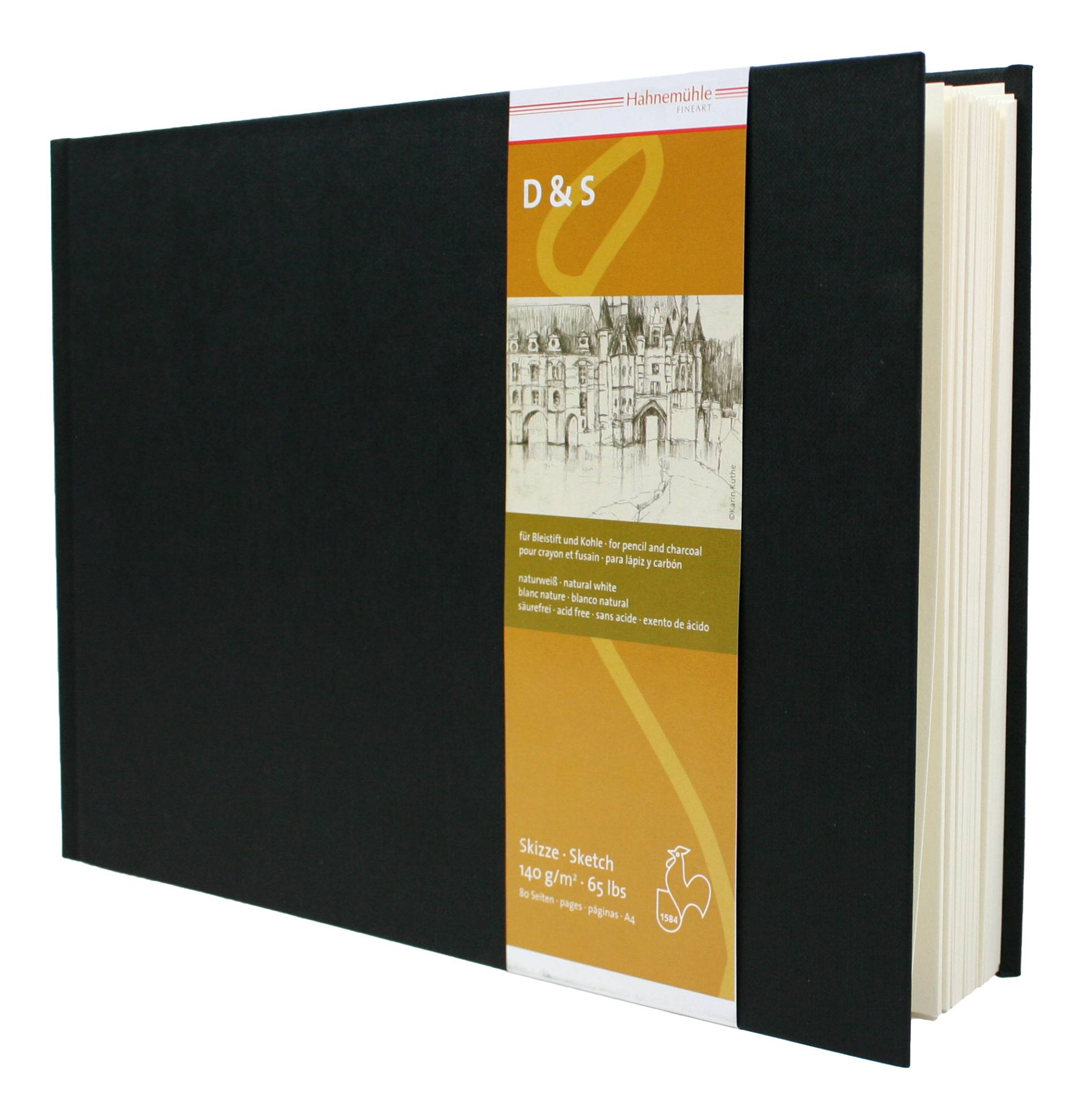 Hahnemühle Skizzenbuch D&S DIN A4 Querformat schwarz Hahnemühle Skizzenbuch D&S DIN A4 Querformat schwarz von Hahnemühle