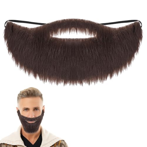 Party Gefälschter Bart Falscher Bart Gefälschte Bärte Party-Künstlicher Bärt Weihnachtsmann-Bart Kostüm Whisker für Weihnachtsfeier von HaiFafafaing