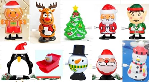 Haiabei 10 Pcs Aufziehspielzeug Weihnachten Set Weihnachten Deko Figuren Geschenk, Wind Up Pinguin Rentier Weihnachtsbaum Schneemann, Spielzeug Aufziehfigur für Kinder, Adventskalenderfüller Geschenk Haiabei 10 Pcs Aufziehspielzeug Weihnachten Set Weihnachten Deko Figuren Geschenk, Wind Up Pinguin Rentier Weihnachtsbaum Schneemann, Spielzeug Aufziehfigur für Kinder, Adventskalenderfüller Geschenk von Haiabei