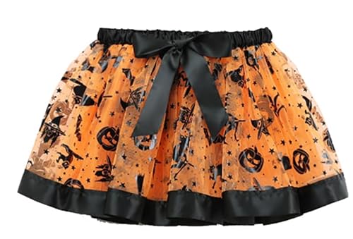 Haiabei 6 Halloween Hexenkostüm Damen, Karneval Gothic Cosplay,Witch Costume Zubehör,Kostüm Hexe Accessoires Hexenhu Tutu Rock Gestreifte Kniestrümpfe Armstulpen für Fasching Cosplay Mottoparty,Orange von Haiabei