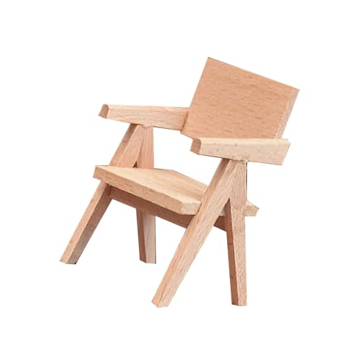 1/12 Skala Dollhouses Miniatur Holz Tisch/Stuhl Ideal Für Szenendekoration Und Handwerksmodell Projektlandschaftszubehör 1/12 Skala Dollhouses Miniatur Holz Tisch/Stuhl Ideal Für Szenendekoration Und Handwerksmodell Projektlandschaftszubehör von Haiki