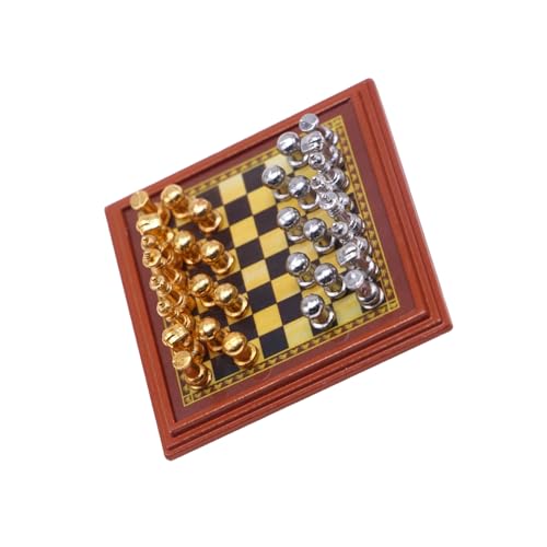 1/12 Skala Tiny Chess Set Für Model Enthusiasten Metallkonstruktion Spielen Einzigartig 1/12 Skala Tiny Chess Set Für Model Enthusiasten Metallkonstruktion Spielen Einzigartig von Haiki