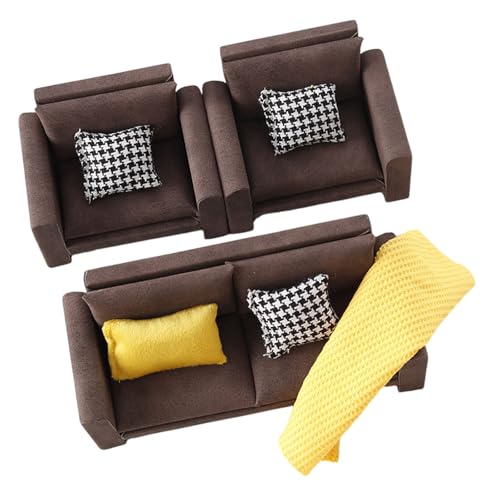 1/12 Skalen Couch Model Modernes Miniatursofa Realistische Holzpuppenhäuser Möbel Für Schlafzimmer Wohnzimmer 1/12 Skalen Couch Model Modernes Miniatursofa Realistische Holzpuppenhäuser Möbel Für Schlafzimmer Wohnzimmer von Haiki