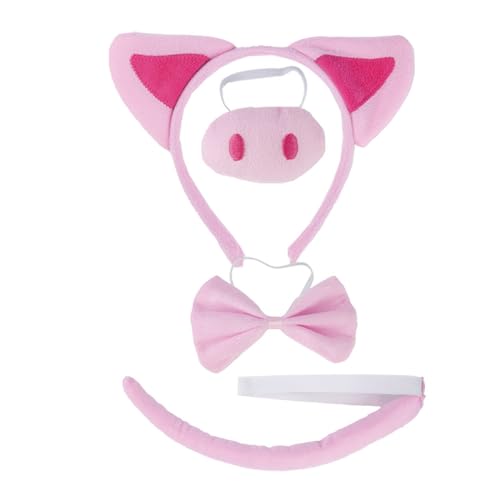 4/5/6 Kinder-Kostüm-Set mit Ohr, Stirnband, Nasenschwanz, Schleife, Tutus, Handschuhe für Halloween, Cosplay, Kostümparty 4/5/6 Kinder-Kostüm-Set mit Ohr, Stirnband, Nasenschwanz, Schleife, Tutus, Handschuhe für Halloween, Cosplay, Kostümparty von Haiki