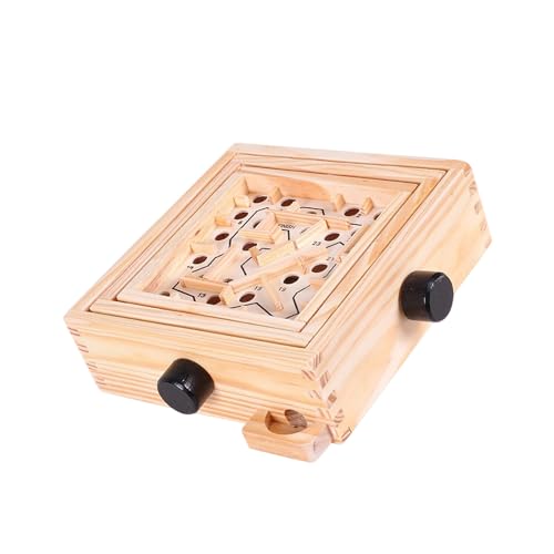 Haiki Anregende Hölzerne Perlenlabyrinth Ladyrinth Spielzeug Für Handaugenkoordination Raum Denkt Kinder Erwachsene Interaktive Puzzle Spielzeug Elternteil Kind Interaktives Spiel von Haiki