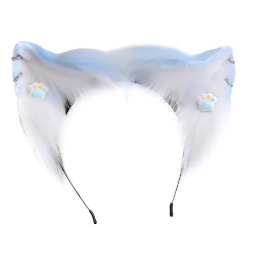 Cosplay Kätzchenohren-Haarreif, Tierohren, pelziges Kätzchen, Karneval, Party, handgefertigt, pelzig, Party, Kostüm, Teufel Cosplay Kätzchenohren-Haarreif, Tierohren, pelziges Kätzchen, Karneval, Party, handgefertigt, pelzig, Party, Kostüm, Teufel von Haiki