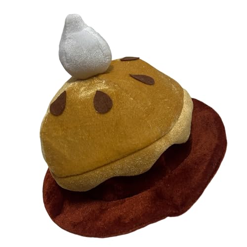 Festlicher Kürbis-Kuchenhut mit Creme für Halloween, Thanksgiving, Kostümpartys, Erwachsene, Cosplay und Lebensmittelwagen, Erwachsene, Kinder, Kürbishut Festlicher Kürbis-Kuchenhut mit Creme für Halloween, Thanksgiving, Kostümpartys, Erwachsene, Cosplay und Lebensmittelwagen, Erwachsene, Kinder, Kürbishut von Haiki