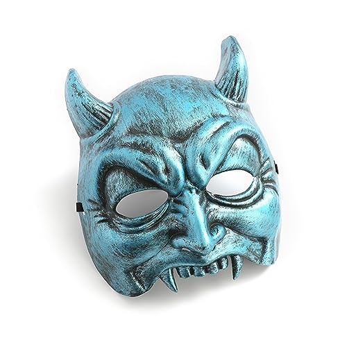 Frauen Cosplay Teufel Maskerade Gesicht Scary Cosplay Prom Party Prop Kostüm Halloween Maskerade Nachtclub Teufel für Erwachsene Teufel für Männer Teufel mit Hörnern Teufel Teufel Teufel von Haiki