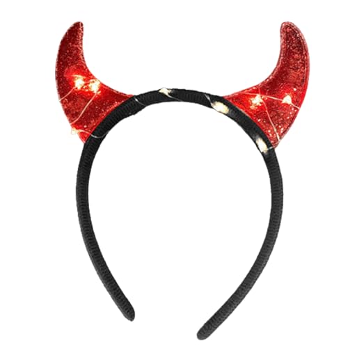 Glühende Teufel Cool Stirnband Horn Aureole Haar Reifen Für Kinder Zeigt Überwältigende Tierhaarbänder Cartoon Kostüm Glühende Teufel Cool Stirnband Horn Aureole Haar Reifen Für Kinder Zeigt Überwältigende Tierhaarbänder Cartoon Kostüm von Haiki