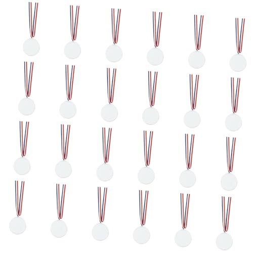 Haiki 24pack Bildungshandwerksmedaillen Spielzeug Für Kinder Wiederverwendbare Plastikpreise Für Sportaktivität Karteifeste Party Dekoration Anpassbare Party Gunst Medaillen von Haiki