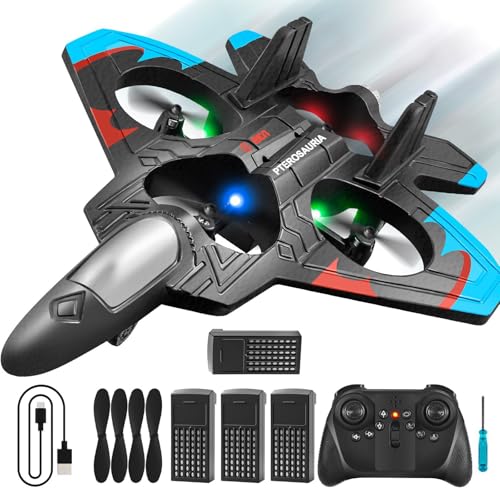 Haiki Fernbedienungsschaum Kämpfer Stunt Flugzeug Mit LED Leuchten Perfekt Für Kinder Und Teenager Von 6 Bis 14 Jahren Haiki Fernbedienungsschaum Kämpfer Stunt Flugzeug Mit LED Leuchten Perfekt Für Kinder Und Teenager Von 6 Bis 14 Jahren von Haiki