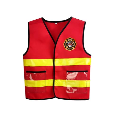 Haiki Feuerwehrmannskostümspielzeugzubehör Feuerwehrmannsrollenspiel Dress Up Set Tun Vor Fireman Outfit Für Kinder Und Kleinkinder Haiki Feuerwehrmannskostümspielzeugzubehör Feuerwehrmannsrollenspiel Dress Up Set Tun Vor Fireman Outfit Für Kinder Und Kleinkinder von Haiki