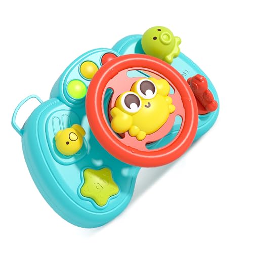 Haiki Interaktiver Cartoon Crabs Lenkradmusikspielzeug Mit Klang Und Licht Für Kleinkind Early Learning Sensory Development Bildungsspielzeug Mit Musik Und Licht Haiki Interaktiver Cartoon Crabs Lenkradmusikspielzeug Mit Klang Und Licht Für Kleinkind Early Learning Sensory Development Bildungsspielzeug Mit Musik Und Licht von Haiki