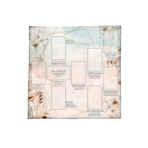 Haiki Lesen Karten Tarots Tischdecke Altars Stoff Gotteskarten Tisch Wandteppichbrettspielzubehör Divinationen Karten Tisch Wanddekoration von Haiki