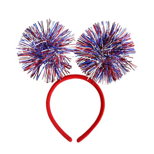 Hair Hoop 4. Juli Thema Juli Costume Auffällige Haar Hoop Herz Und Amerikaner Für Pedlaren Independence Day Paraden von Haiki