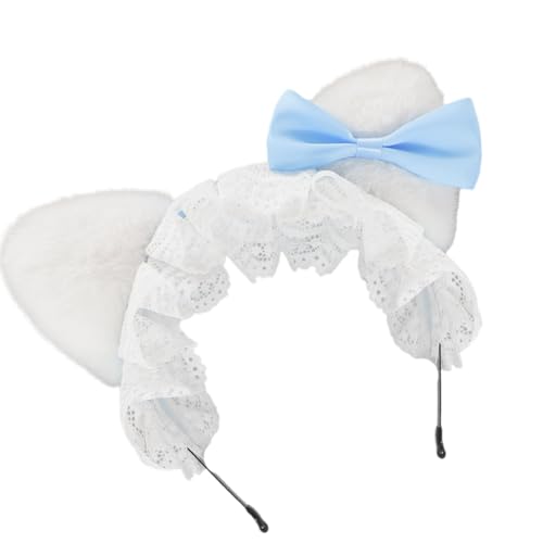 Halloween-Rollenspiel-Kopfschmuck mit Tierohren, mit pelziger Stoffspitze, Schleife, für den ganzen Tag, Foto-Requisiten, Haar-Accessoire Halloween-Rollenspiel-Kopfschmuck mit Tierohren, mit pelziger Stoffspitze, Schleife, für den ganzen Tag, Foto-Requisiten, Haar-Accessoire von Haiki