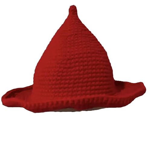 Halloween-Strick-Hut, Festival, Party, Hut, Zaubererhut, Uni, Hexenkappe, Cosplay, Kostüm, weiblicher Feiertagskopfschmuck Halloween-Strick-Hut, Festival, Party, Hut, Zaubererhut, Uni, Hexenkappe, Cosplay, Kostüm, weiblicher Feiertagskopfschmuck von Haiki