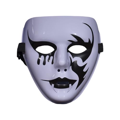 Handbemalte Vollgesichtsmaske, Halloween, für Cosplay, Straßentanz, Dämonen, Step-Maskerade, Party, Maske, Erwachsene, Kinder, Maskerade Handbemalte Vollgesichtsmaske, Halloween, für Cosplay, Straßentanz, Dämonen, Step-Maskerade, Party, Maske, Erwachsene, Kinder, Maskerade von Haiki