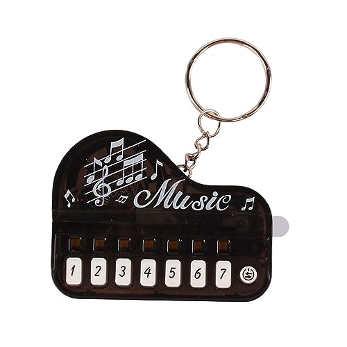 Kleiner elektronischer Keyboard-Schlüsselanhänger, einfach zu tragen, Musikspielzeug mit beleuchteter Taste für Musik, Liebe und Geschenk Kleiner elektronischer Keyboard-Schlüsselanhänger, einfach zu tragen, Musikspielzeug mit beleuchteter Taste für Musik, Liebe und Geschenk von Haiki