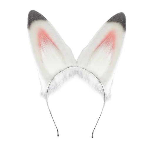 Kunstpelz, Hasenohren, Stirnband, Schwanz, Tierhasen-Kostüme für Weihnachten, Halloween, Cosplay, Party, Kostümzubehör Kunstpelz, Hasenohren, Stirnband, Schwanz, Tierhasen-Kostüme für Weihnachten, Halloween, Cosplay, Party, Kostümzubehör von Haiki