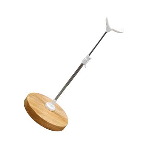 Mehrzweck-Puppenständer aus Holz mit Schiebe-Höhen-Mechanismus, Holzsockel für verschiedene BJD-Puppengrößen, Displayzubehör, dekorativer Ständer Mehrzweck-Puppenständer aus Holz mit Schiebe-Höhen-Mechanismus, Holzsockel für verschiedene BJD-Puppengrößen, Displayzubehör, dekorativer Ständer von Haiki