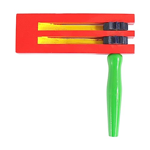 Mexikaner Matraca Kinder Percussion Holz Ratsche Geräuschmacher Soundboard pädagogisch für Kinder Holzkastagnetten von Haiki