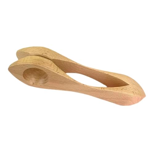 Musikalischer Holzlöffel, Schlaginstrument, Spielzeug für Spielgeräusche, Percussion-Musiklöffel mit Griff, Percussion-Instrument von Haiki