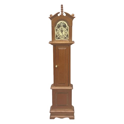 Realistische Miniatur Großvater Clock Dollhouses Decors Decors Vintage Design Für Nostalgische Sammler Und Home Decoration Miniature Collectibles von Haiki