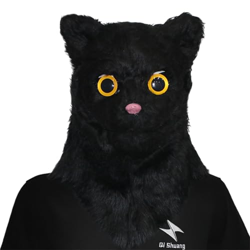 Realistische Mund Mover Katzenmaske Halloween Neuheit Maske Kostüm Süßes Bewegliche Mund Katzenmaske Plüsch Tierkopfmaske Geschenke Realistische Mund Mover Katzenmaske Halloween Neuheit Maske Kostüm Süßes Bewegliche Mund Katzenmaske Plüsch Tierkopfmaske Geschenke von Haiki