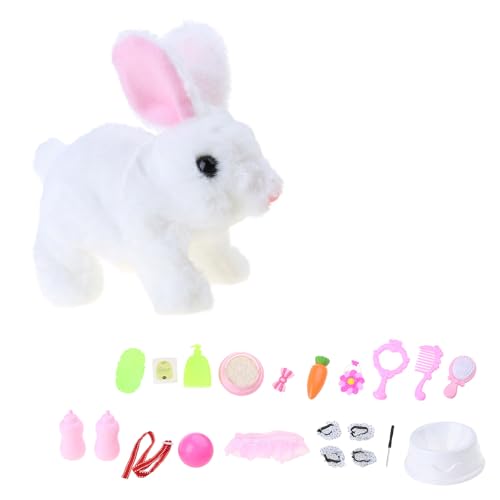 Realistische Walking Kaninchenspielzeug Elektronisch Haustier Plüsch Kaninchen Spielzeug Kinder Interaktive Crawl Lernbildung Spielzeug Ostergeschenk Realistische Walking Kaninchenspielzeug Elektronisch Haustier Plüsch Kaninchen Spielzeug Kinder Interaktive Crawl Lernbildung Spielzeug Ostergeschenk von Haiki
